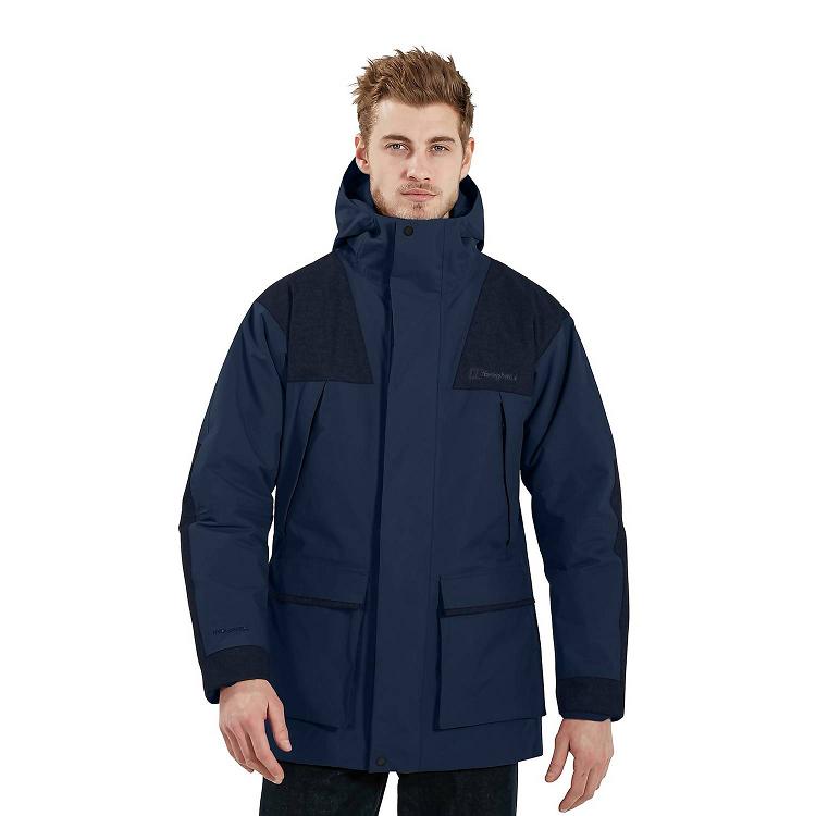 Pánska Kabáty Berghaus Breccan Modre Slovensko 2145GUKNB